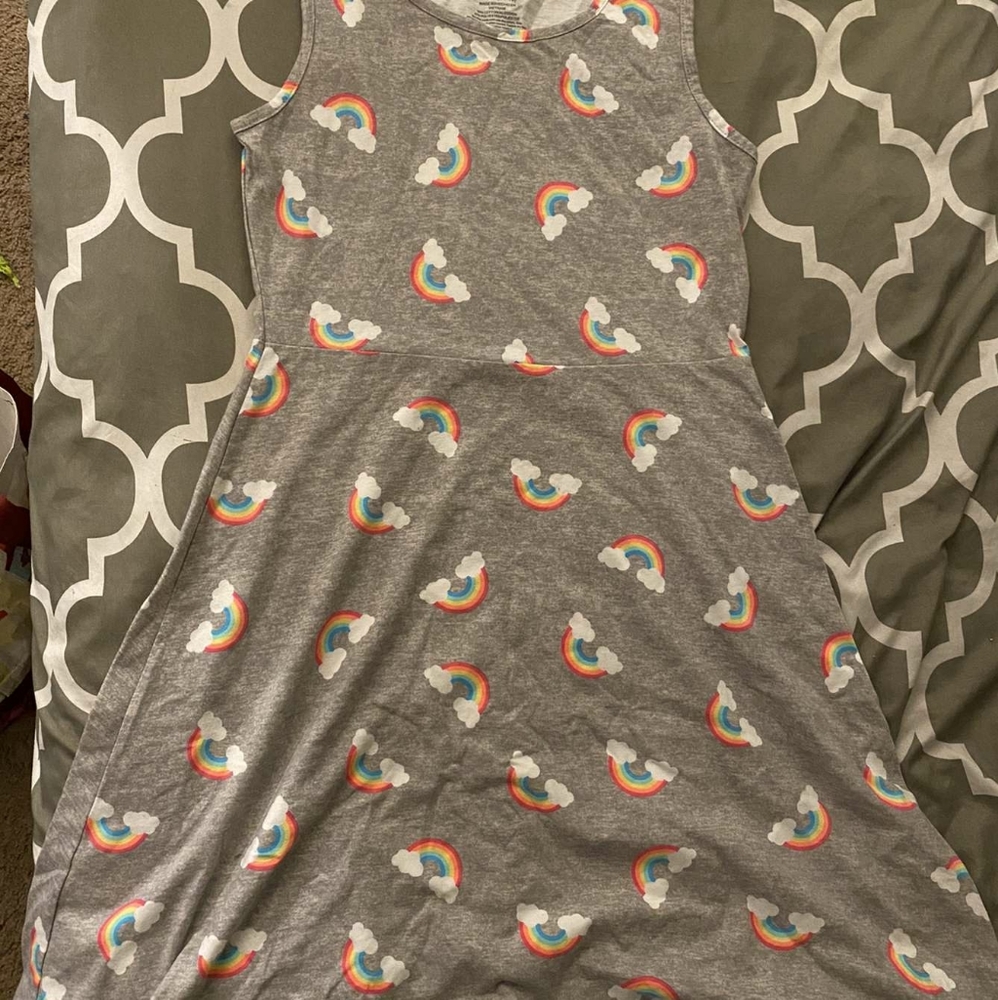 Wonder nation rainbow dress